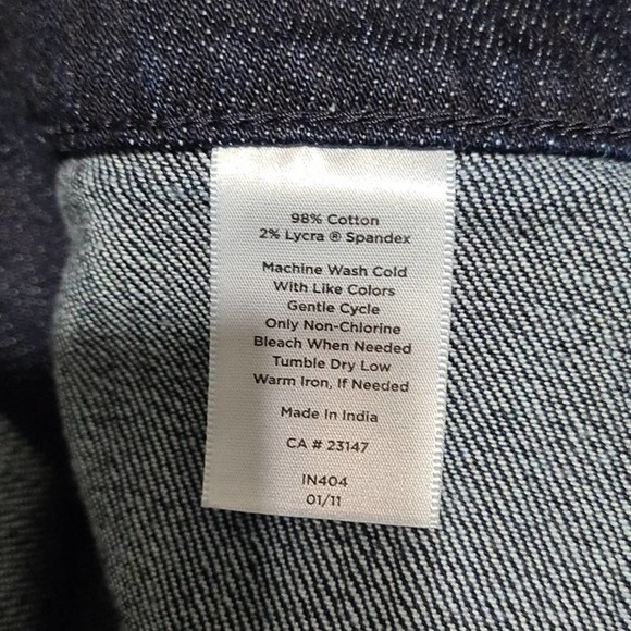 Talbots Skinny Capri Jeans‎ Size 8 NWT - Picture 7 of 8